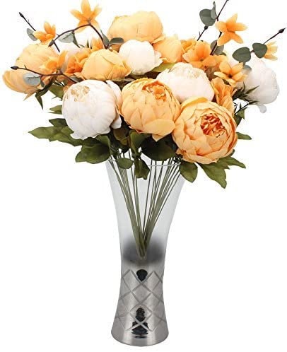Vintage Peonies -  Artificial Peony Flowers - Peony Bouquet Flowers - Silk Peony Flowers - Floral Stems - Artificial Peonies