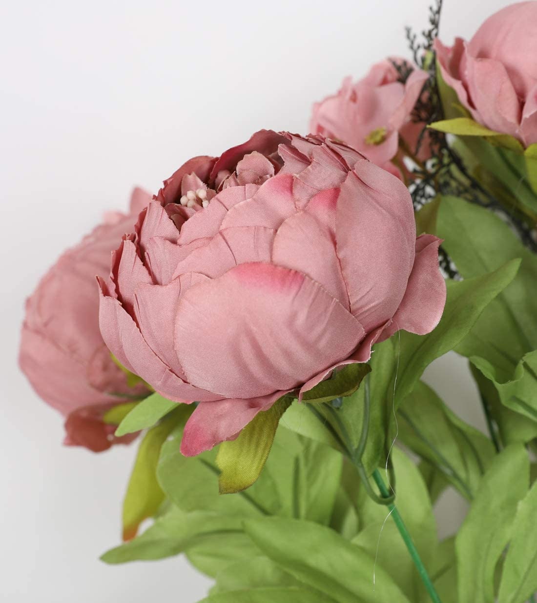 Peony Bouquets -  Artificial Peony Flowers - Peony Bouquet Flowers - Silk Peony Flowers - Floral Stems - Artificial Peonies