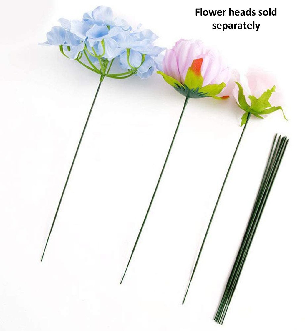 Floral Stems - Wire for Flower Arrangements - Craft Wire - Artificial Flower Stems - Flower Wall Supplies - Wire Stem for Flowers