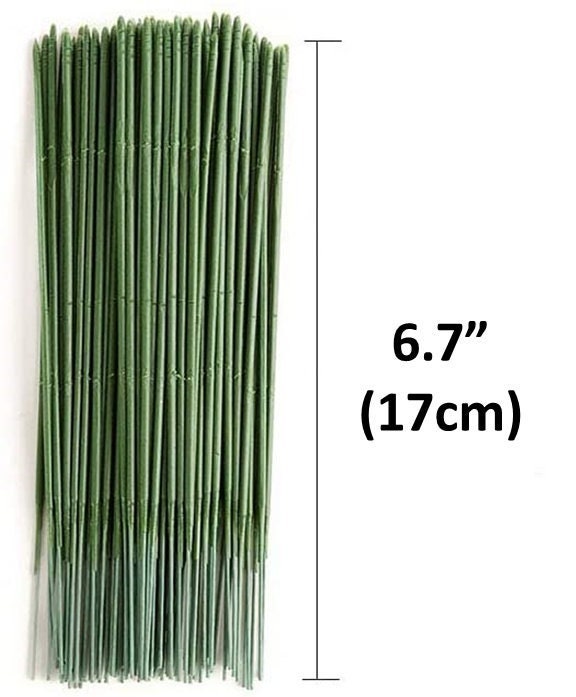 Floral Stems - Wire for Flower Arrangements - Craft Wire - Artificial Flower Stems - Flower Wall Supplies - Wire Stem for Flowers