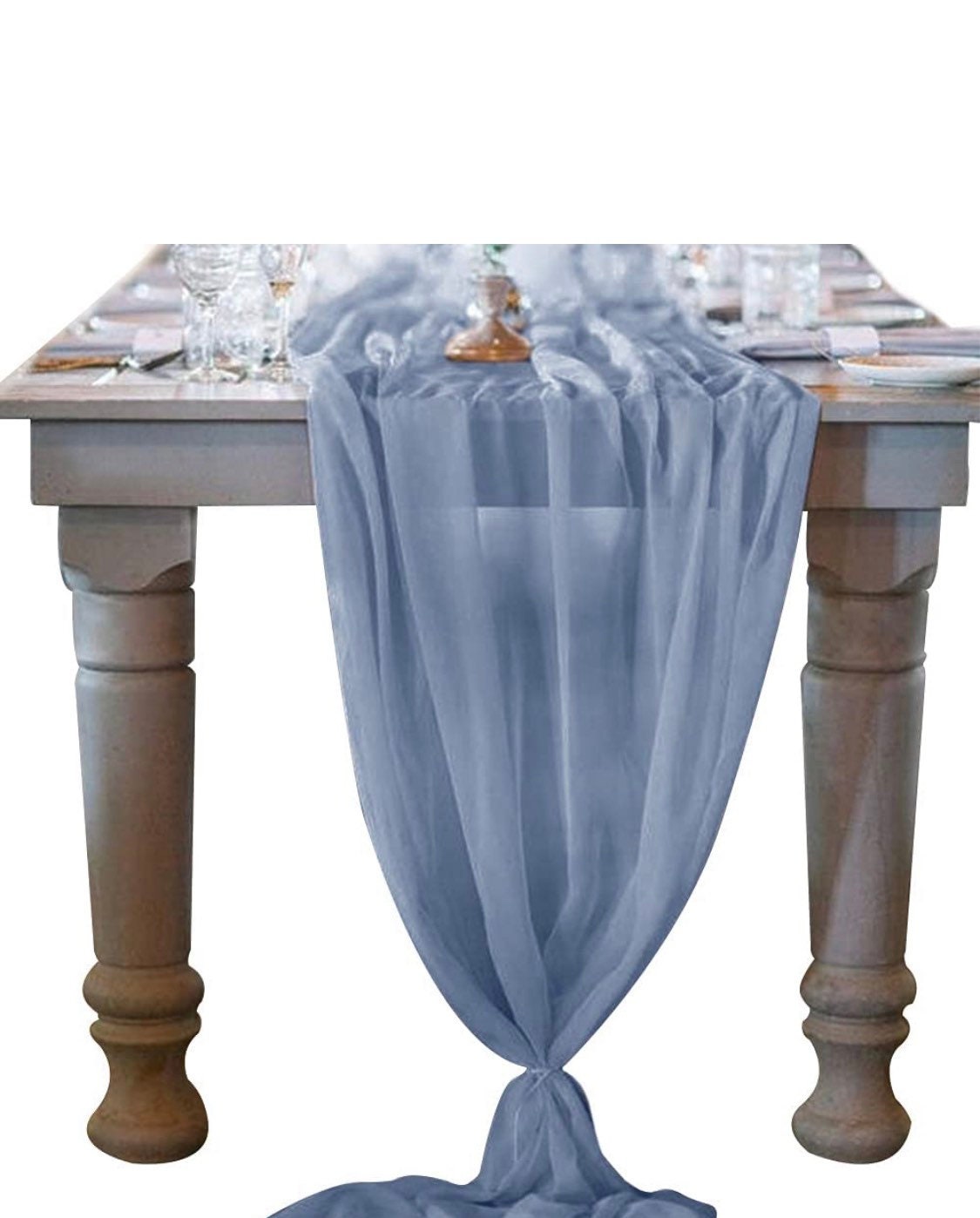 Chiffon Drapery Cloth - 10ft Chiffon Table Runner - Wedding Arch Wrap - Drapery - Sheer Bridal Party Decorations - DIY Wedding decor