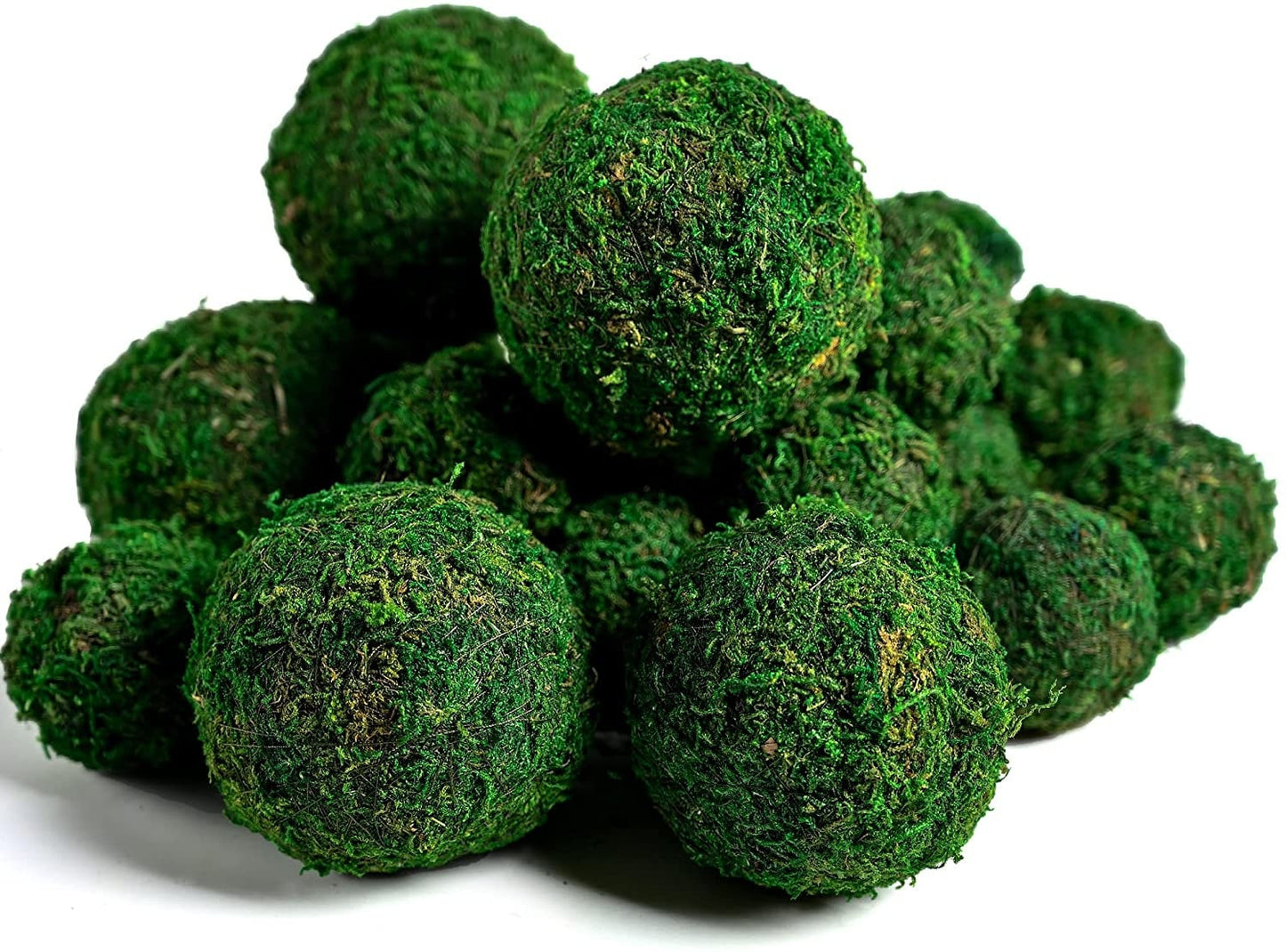 Moss Balls for terrariums, biospheres, home decor - Kokedama - 100% Natural dried preserved moss ball