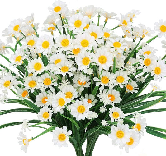 Daisy Flowers - Gerbera Daisy Artificial Flowers - Spring Flowers - Fake Flowers - Floral Stems - Artificial Daisies