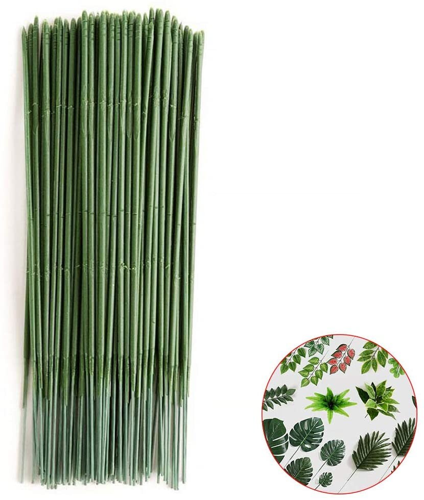 Floral Stems - Wire for Flower Arrangements - Craft Wire - Artificial Flower Stems - Flower Wall Supplies - Wire Stem for Flowers