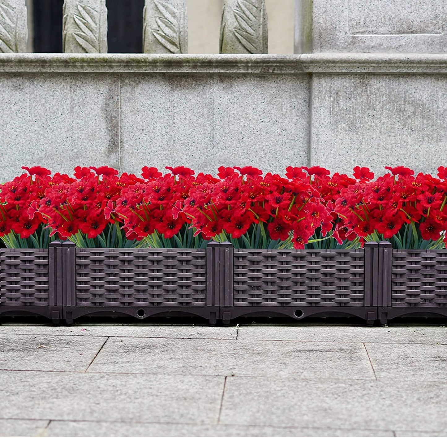 Petunias - Artificial Petunia Stems - UV Resistant Outdoor Spring Flowers - Patio Decor - Floral Stems