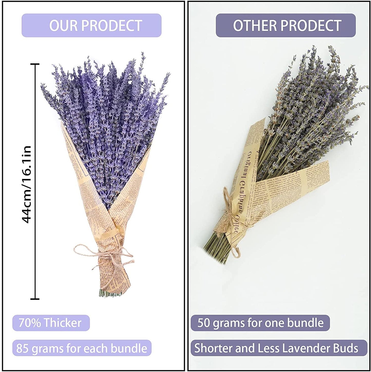 Dried Lavender Bundle - Purple Flower bouqet - Wedding Decor - Party Events - Natural Flowers - Home Fragrance - Naturally Scented