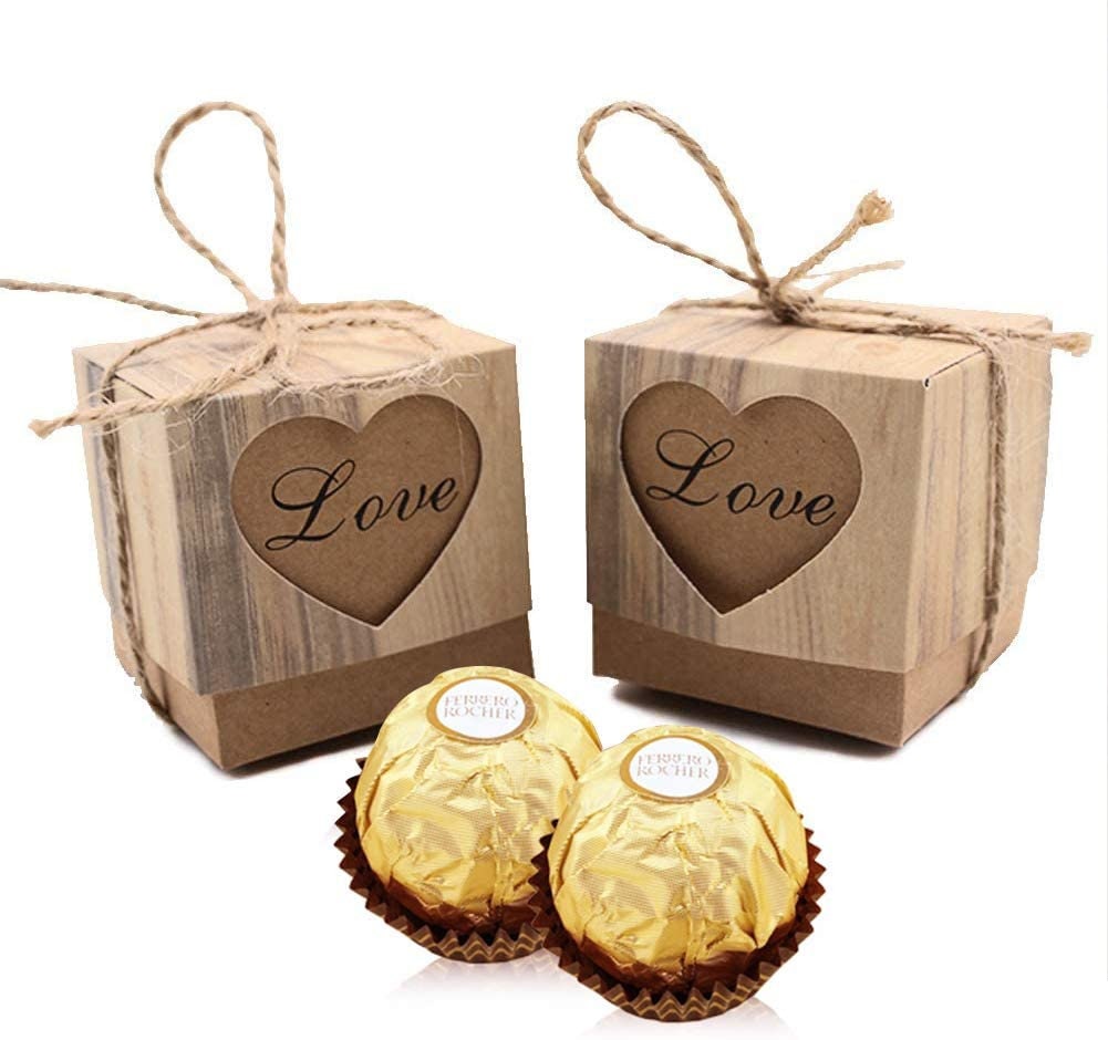 Wedding favors - wedding favor boxes - candy boxes - party favors - 25ct